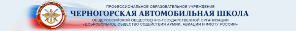 Логотип компании Черногорская автомобильная школа